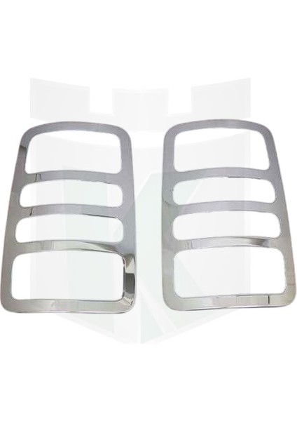 VW Caddy Uyumlu Stop Çerçevesi Krom 2 Parça 2010 - 2014 Arası Modeller İçin