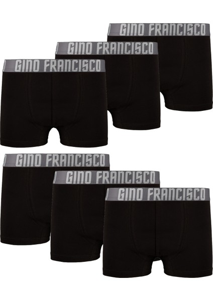 Pamuklu Esnek 6'lı Kutulu Comfort Gri Erkek Boxer - Mood Collection