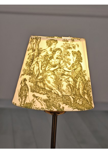 Vintage Siyah Ayak Toile De Jouy Masa Lambası Lambader Kablolu Arapuarlı indirimleri