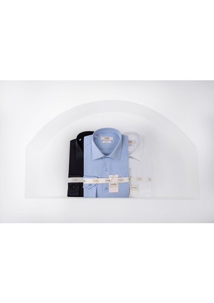 Erkek Likralı Slim Fit Pamuk Gömlek modelleri