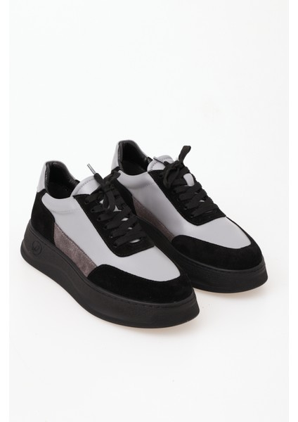 Sera Serisi Kadın Taba Siyah Hakiki Deri Sneaker Ayakkabı modelleri