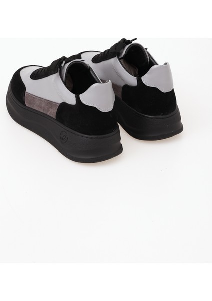 Sera Serisi Kadın Taba Siyah Hakiki Deri Sneaker Ayakkabı indirimleri