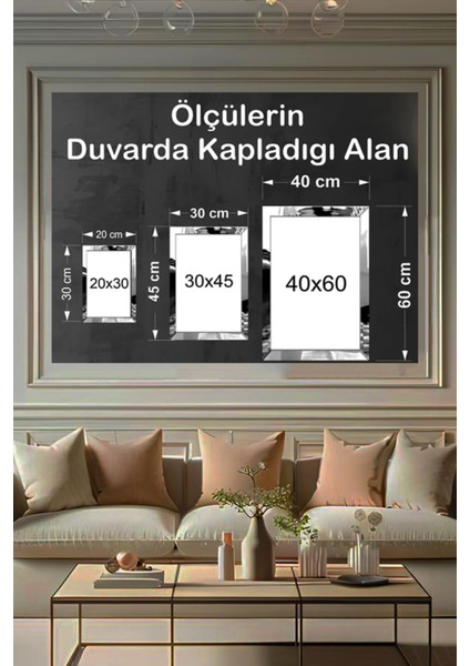 Pleksi Çerçeveli Botanik Pastel Tablo 3lü modelleri