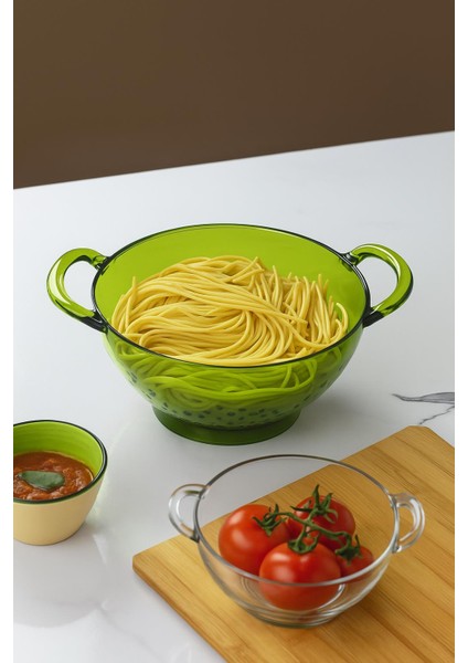 Akrilik Yeşil Makarna Süzgeçi & Sebze Meyve Süzgeçi fiyatları