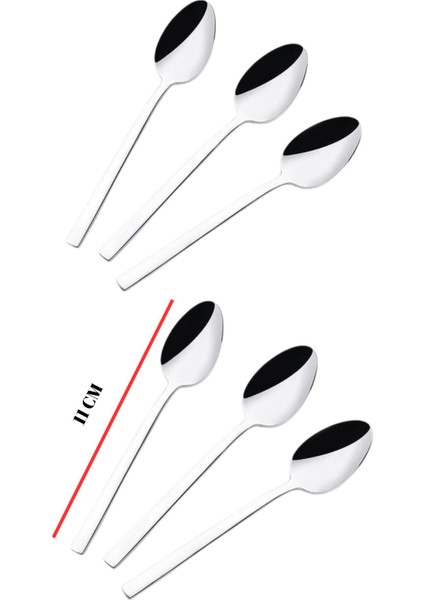 Paslanmaz Çelik 6’lı Çay Kaşığı Seti fiyatları