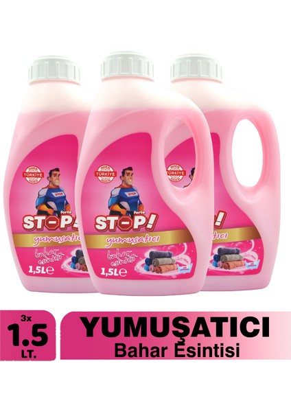 3'lü Çamaşır Yumuşatıcı 1.5 Litre Bahar Esintisi