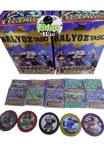 League Legends Yeni Seri Balyoz Tasoları 20 Adet Özel Koleksiyon Savaşçı Karakter Taso Seti Bahçe Oyuncakları