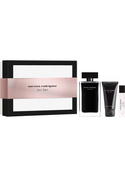 Coffret For Her - Eau De Toilette Set 100 ml + 50 ml + 10 ml