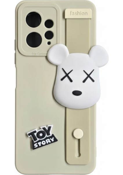 Redmi Note 12 4g Uyumlu Kılıf Bej Renk 3D Figürlü Darbe Emici Yumuşak Silikon Kapak fırsatları