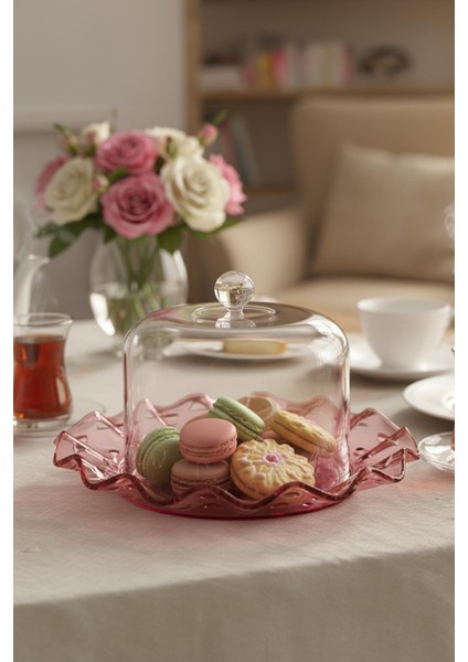 Mürdüm Akrilik Delikli Fanus Sunum ve Saklama Kabı - 2 Parça fiyatları