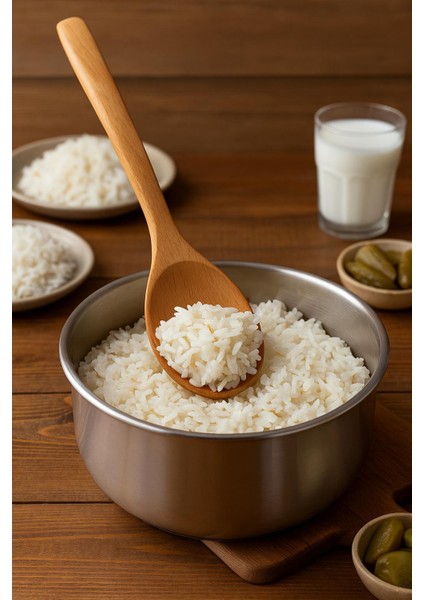 Ahşap Yemek Hazırlık Kaşığı 27 cm