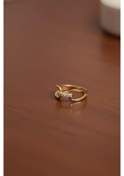 Zirkon Taşlı Ayarlanabilir Kadın Yüzük Ayrlnblr-Tslı-Yzk-02-Gld modelleri