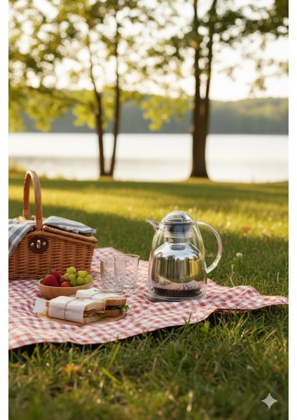 1 Lt Akrilik Şeffaf Çay Termosu 12 Saat Sıcak 24 Saat Soğuk fiyatları