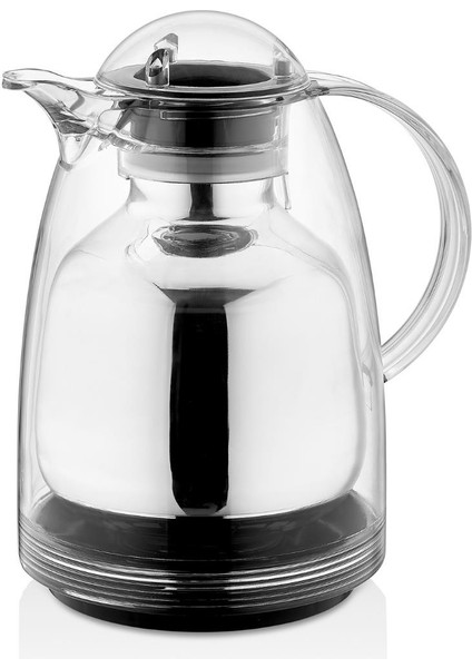 1 Lt Akrilik Şeffaf Çay Termosu 12 Saat Sıcak 24 Saat Soğuk fırsatları