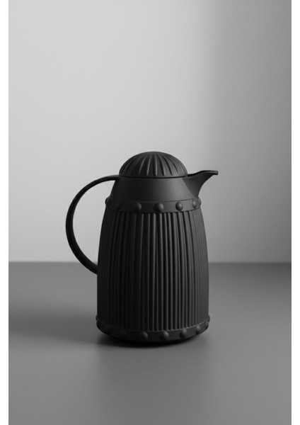 1 Lt Isı Yalıtımlı Çay ve Soğuk Su Termosu Siyah (12 Saat Sıcak Tutar & Içi Camdır) indirimleri