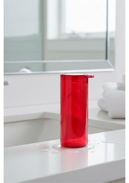 Kırmızı Akrilik Sıvı Sabunluk 250 ml