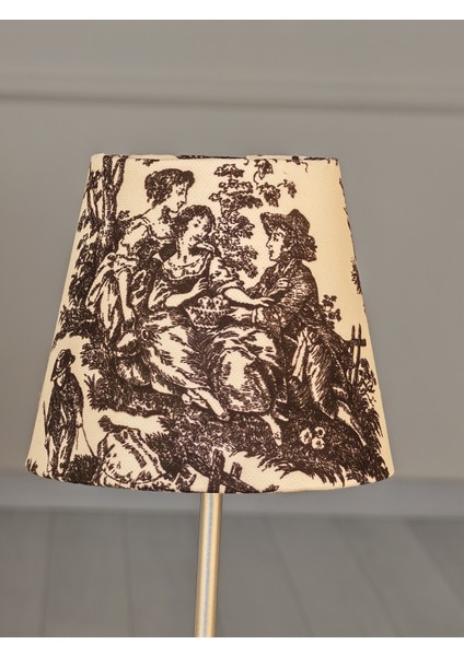 Vintage Gri Ayak Toile De Jouy Masa Lambası Lambader Kablolu Arapuarlı modelleri