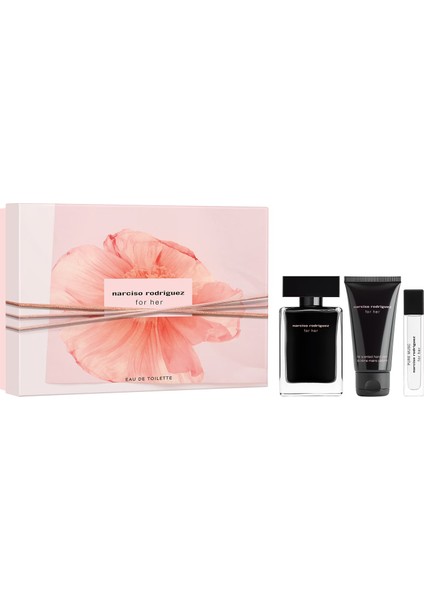 For Her - Eau De Toilette Set 50 ml + 10 ml + 50 ml