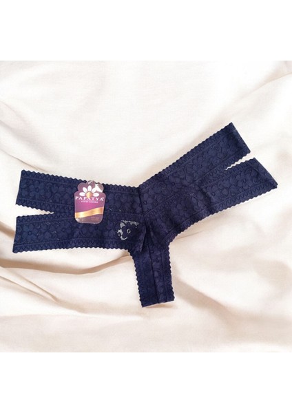 Komple Şerit Dantel Tanga Külot