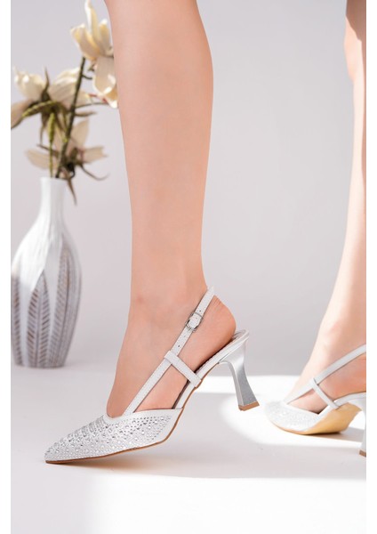 Kadın Taşlı Abiye Ayakkabı