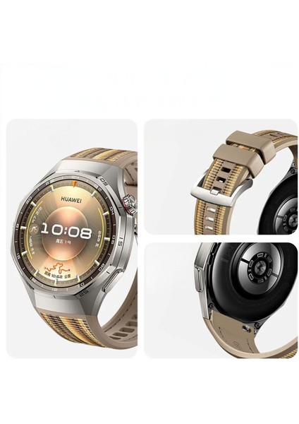 Huawei Watch Gt 6/5 Pro 46MM Kordon Lansman Kumaş Dikişli Silikon Orj Klips 1e-1 Uyum 102 fırsatları