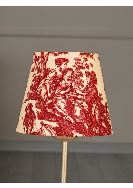 Vintage Gri Ayak Toile De Jouy Masa Lambası Lambader Kablolu Arapuarlı modelleri