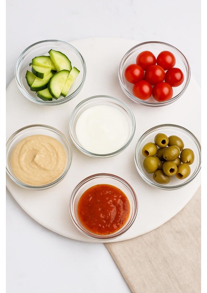 Cam Kase Seti 6’lı 155 ml