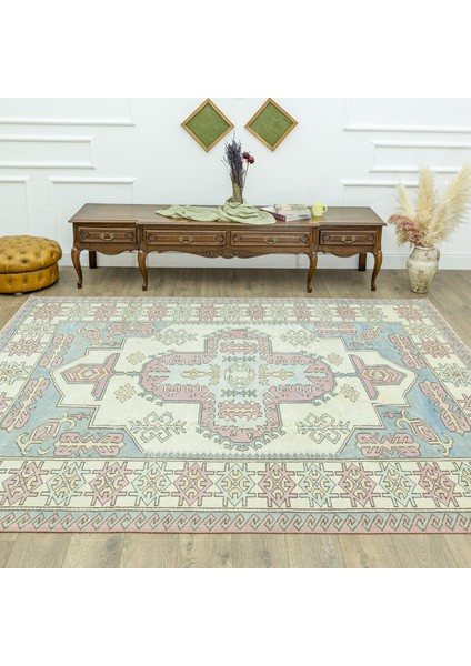 Vidadi Rustik Tasarımlı Yün Halı 224X281 cm fiyatları