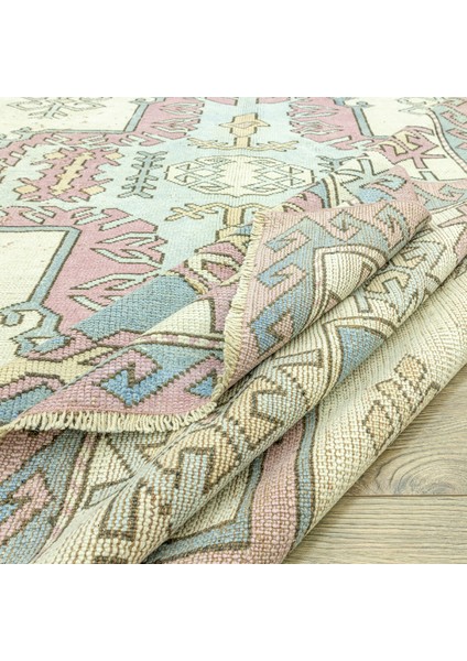 Vidadi Rustik Tasarımlı Yün Halı 224X281 cm