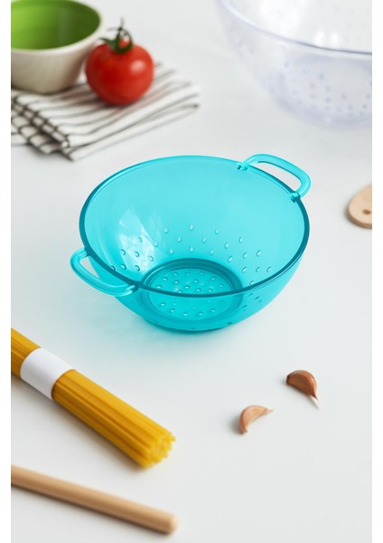 Akrilik Aquamarin Mini Pirinç Süzgeçi & Bakliyat Süzgeçi (3 Su Bardağı Ölçülü) fiyatları