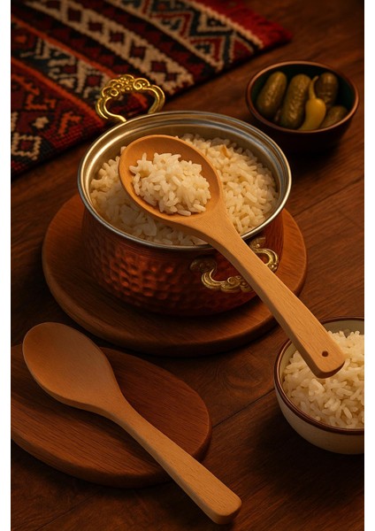 Ahşap Pilav Kaşığı 28 cm modelleri