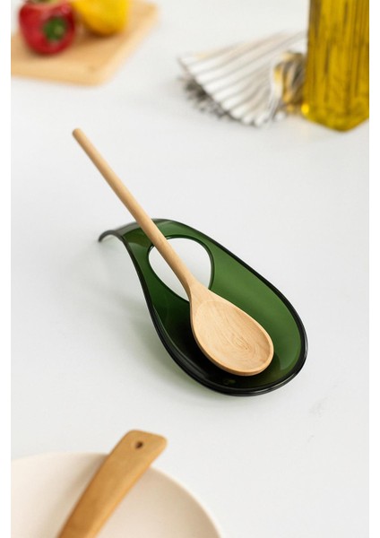 Akrilik Koyu Yeşil Tezgah Üstü Kirli Kaşıklık & Kepçe Altlığı fiyatları