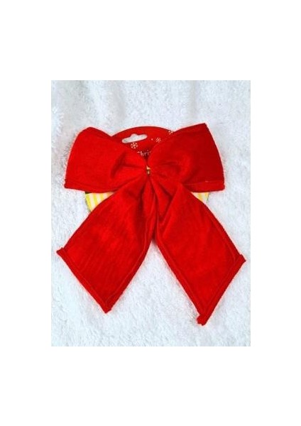 Yılbaşı Dekoratif Kadife Fiyonk 20X24 cm – Lüks Kadife Yılbaşı Süsü indirimleri