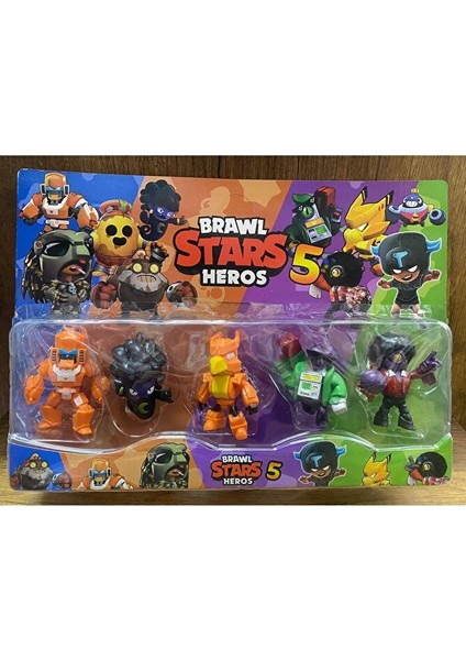 Oyuncak Brawl Stars Figür 5'li Brawl Stars Heros 5 Figür ve Oyun Karakter Seti fiyatları
