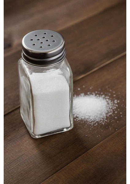 Cam Tuzluk Biberlik 100 ml Şeffaf Sofra Baharatlık