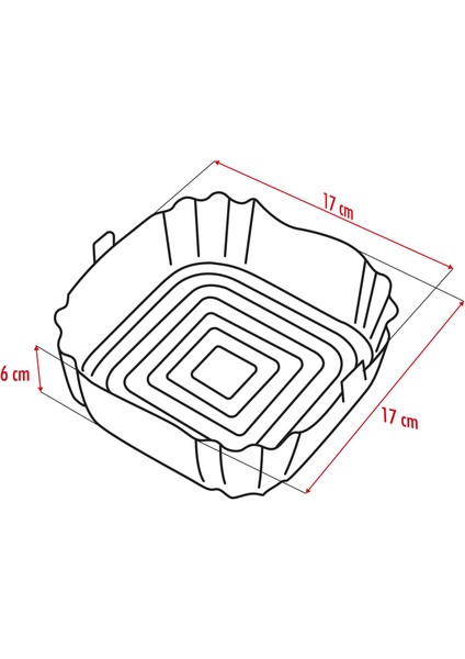 Bütün Airfryer'lere Uyumlu Krem Silikon Pişirme Kabı modelleri