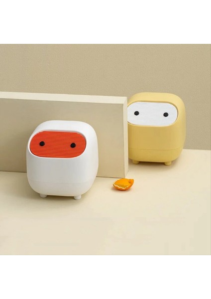 Masaüstü Çöp Kutusu, Küçük Ofis Malzemeleri, Mini Çift Katmanlı Push-Down Çöp Kutusu, Sevimli Çöp Depolama Kutusu Pembe (Yurt Dışından) fiyatları