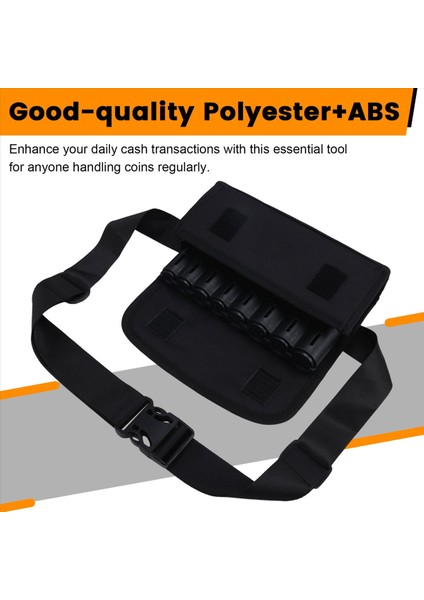 8 Yuva Para Sıralayıcı - Euro Coin Dispenser Cüzdan, Para Tutucu Sıra Toplayıcı, Sürücüler ve Garsonlar Için Güvenli Depolama (Yurt Dışından) indirimleri