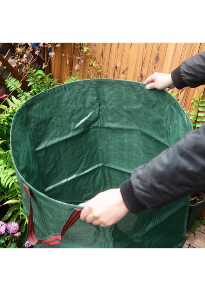 Bahçe Atık Torbası Büyük Kapasite Bahçe Çantası Yeniden Kullanılabilir Su Geçirmez Yaprak Çuval Ot Çöp Kutusu Bahçe Çim Havuzu Için Konteyner (Yurt Dışından) fiyatları