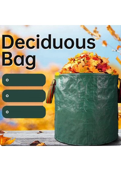 Bahçe Atık Torbası Büyük Kapasite Bahçe Çantası Yeniden Kullanılabilir Su Geçirmez Yaprak Çuval Ot Çöp Kutusu Bahçe Çim Havuzu Için Konteyner (Yurt Dışından) indirimleri