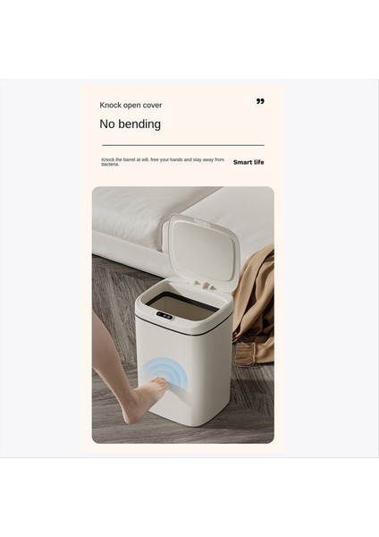 16L Otomatik Akıllı Indüksiyon Çöpü Ev Mutfak Mutfak Çok Fonksiyonlu Elektrikli Dokunmatik Depolama Kovası Pratik (Yurt Dışından) fırsatları