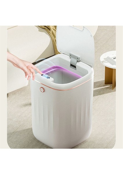 20L Akıllı Çöp Kutusu Otomatik Su Geçirmez Elektrik Atık Mutfak Banyo Tuvalet Otomatik Sensör Çöp Kutu Siyah (Yurt Dışından) fırsatları