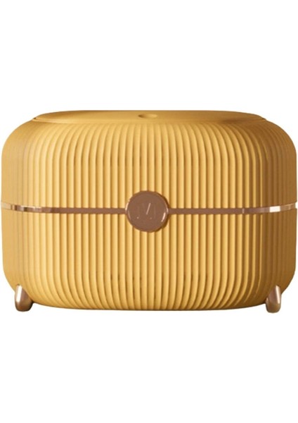 Masaüstü Atık Kutusu ile Kapak Pres Mini Depolama Kutusu Başucu Yatak Odası Oturma Odası Sehpa Kağıt Sepet Kovası, Sarı (Yurt Dışından)