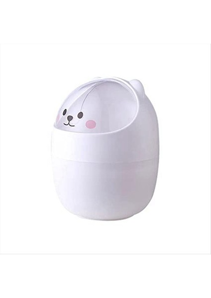 Karikatür Masaüstü Çöp Kutusu Organizatör Sevimli Mini Masa Yemek Saklama Kutusu Dekorasyon Ev Günlük Gereksinimleri (Yurt Dışından)