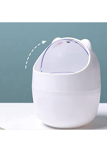 Karikatür Masaüstü Çöp Kutusu Organizatör Sevimli Mini Masa Yemek Saklama Kutusu Dekorasyon Ev Günlük Gereksinimleri (Yurt Dışından) fiyatları