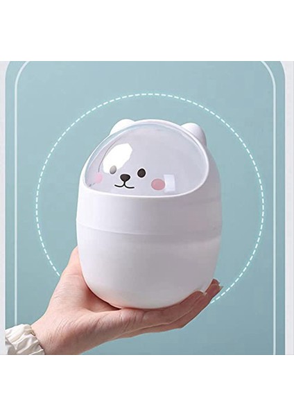 Karikatür Masaüstü Çöp Kutusu Organizatör Sevimli Mini Masa Yemek Saklama Kutusu Dekorasyon Ev Günlük Gereksinimleri (Yurt Dışından) modelleri