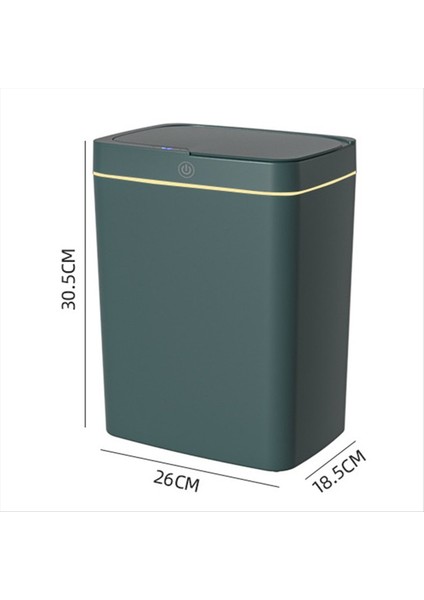 Çöp Kutu Dokunulmaz Sensör Çöp Kutusu Mutfak ve Banyo Çatlakları Ev Temizlik Malzemeleri Yeşil Olabilir (Yurt Dışından) fiyatları