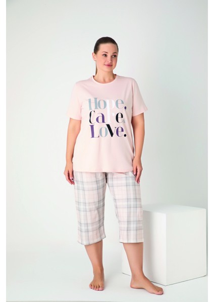 Kadın Battal Penye Süprem Kısakol Kapri C840-928