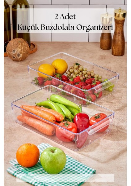 2 Li Buzdolabı Organizeri & Buzdolabı Düzenleyici 3 Lt