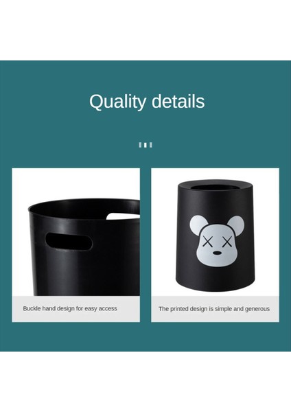 Çöp Kutu Yatak Odası Oturma Odası Atık Basleti Nordic Style Dayanıklı Banyo Çöpü Yaratıcı Geri Dönüşüm Kutusu Kağıt Sepeti A (Yurt Dışından) fiyatları